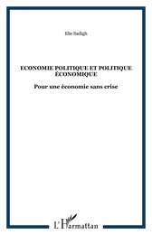 Economie politique et politique économique