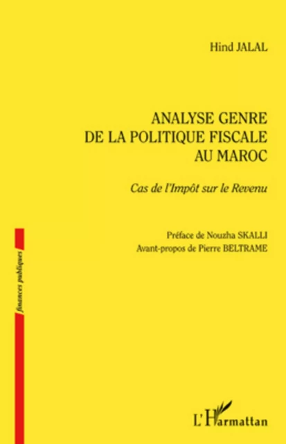 Analyse genre de la politique fiscale au Maroc - Hind Jalal - Editions L'Harmattan