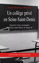 Un collège privé en Seine-Saint-Denis