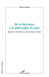 De la littérature à la philosophie du sujet