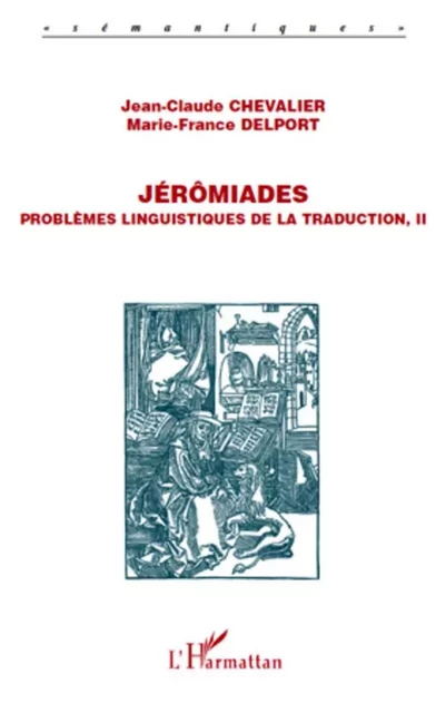 Jérômiades - Marie-France Delport, Jean-Claude Chevalier - Editions L'Harmattan