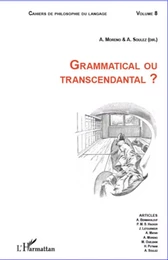 GRAMMATICAL OU TRANSCENDANTAL