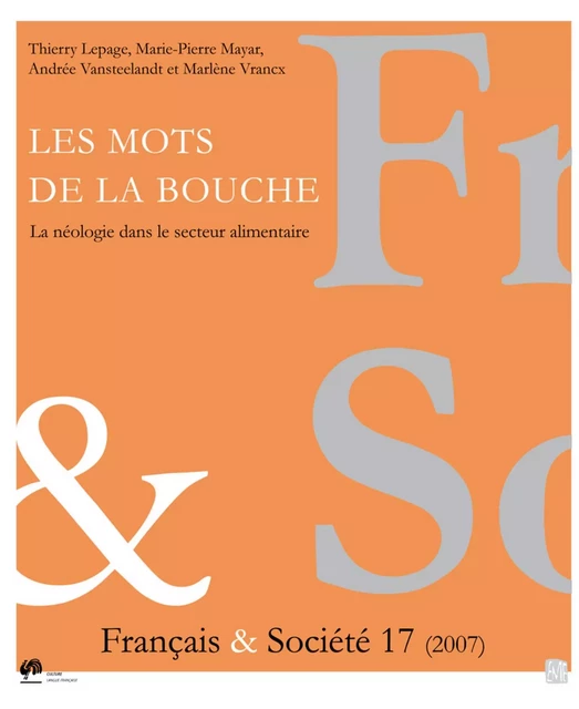 Les mots de la bouche -  - EME Editions