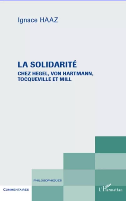 Solidarité - Ignace Haaz - Editions L'Harmattan