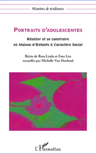 Portraits d'adolescentes - Michelle Van Hooland - Editions L'Harmattan