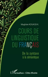 Cours de linguistique du français