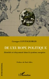 De l'Europe politique