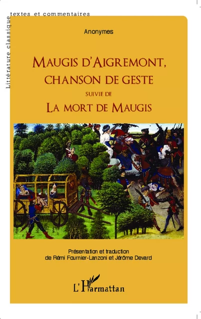 Maugis d'Aigremont, chanson de geste -  - Editions L'Harmattan