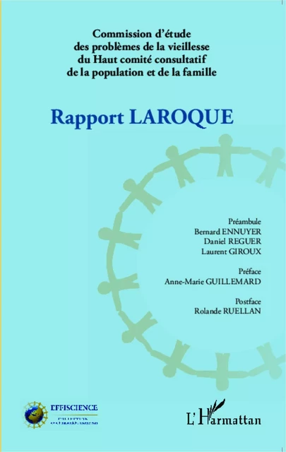 Rapport Laroque - Pierre Laroque - Editions L'Harmattan