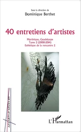 40 entretiens d'artistes