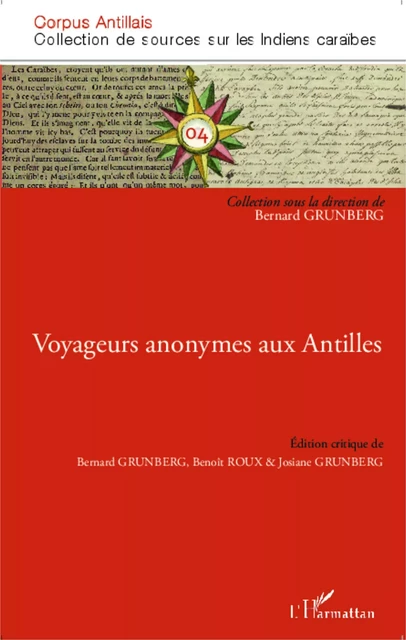 Voyageurs anonymes aux Antilles - Benoît Roux,  Grunberg bernard - Editions L'Harmattan