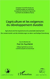 L'agriculture et les exigences du développement durable