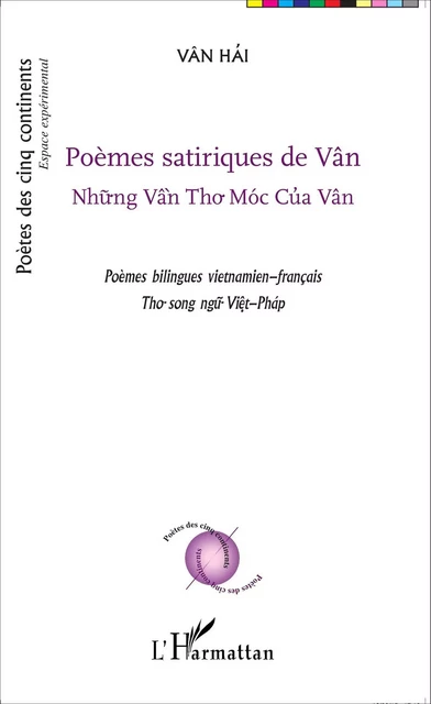 Poèmes satiriques de Vân - Vân Hái Tôn Thât - Editions L'Harmattan