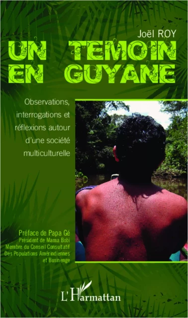 Un témoin en Guyane - Joël Roy - Editions L'Harmattan