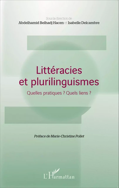 Littéracies et plurilinguismes - Isabelle Delcambre, Abdelhamid Belhadj Hacen - Editions L'Harmattan