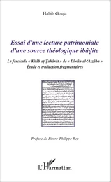 Essai d'une lecture patrimoniale d'une source théologique ibâdite