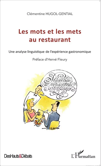 Les mots et les mets au restaurant - Clémentine Hugol Gential - Editions L'Harmattan