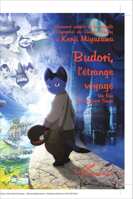 Budori, l'étrange voyage - Kenji Miyazawa - Editions L'Harmattan