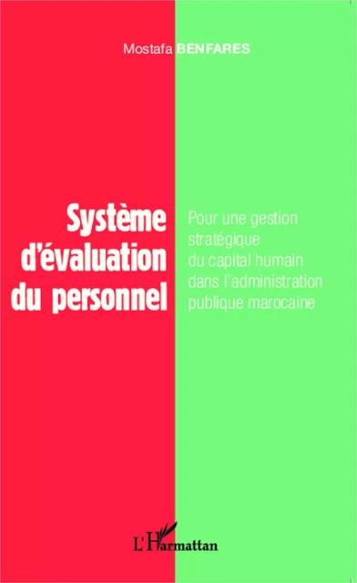 Système d'évaluation du personnel -  Benfares mostafa - Editions L'Harmattan