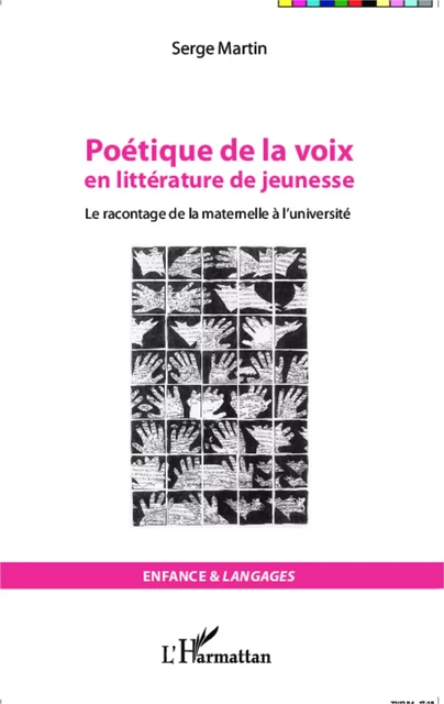 Poétique de la voix en littérature de jeunesse - Serge Martin - Editions L'Harmattan