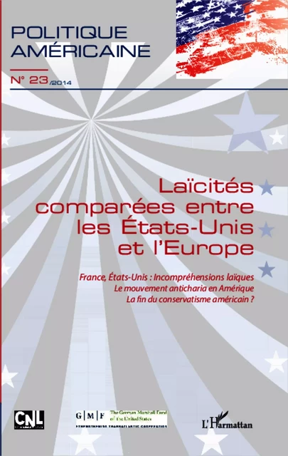 Laïcités comparées entre les Etats-Unis et l'Europe -  - Editions L'Harmattan