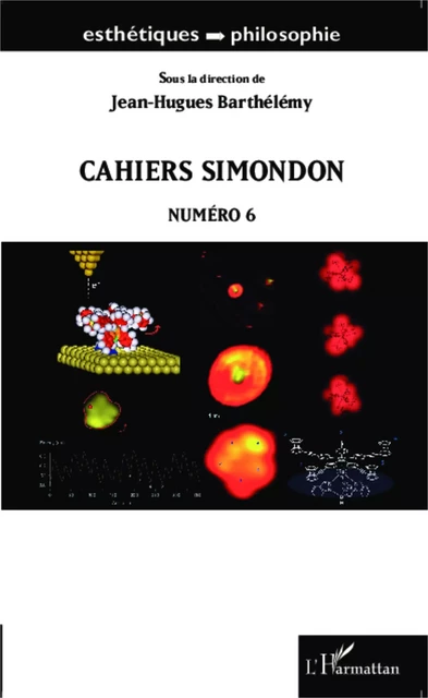 Cahiers Simondon - Jean-Hugues Barthelemy - Editions L'Harmattan