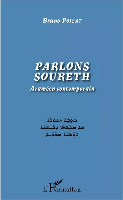 Parlons soureth - Bruno Poizat - Editions L'Harmattan