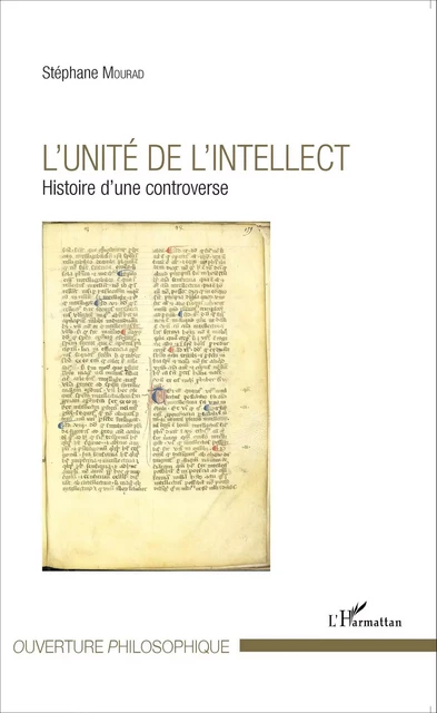 L'unité de l'intellect - Stéphane Mourad - Editions L'Harmattan