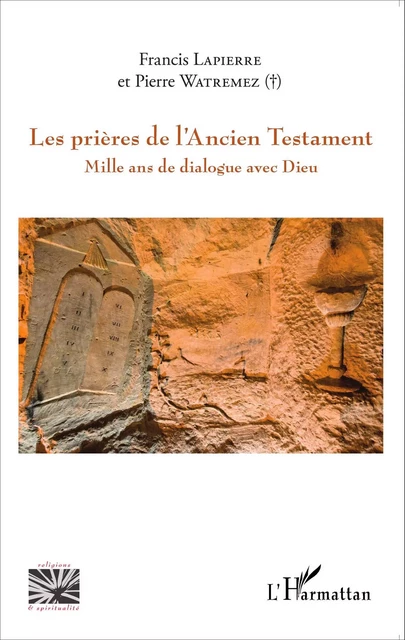 Prières de l'Ancien Testament - Francis Lapierre, Pierre Watremez - Editions L'Harmattan