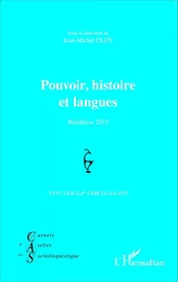 Pouvoir, histoire et langues