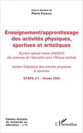 Enseignement / apprentissage des activités physiques, sportives et artistiques