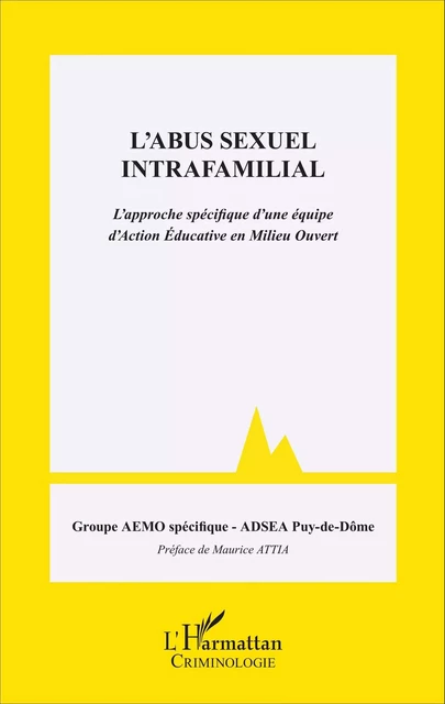 L'abus sexuel intrafamilial -  - Editions L'Harmattan