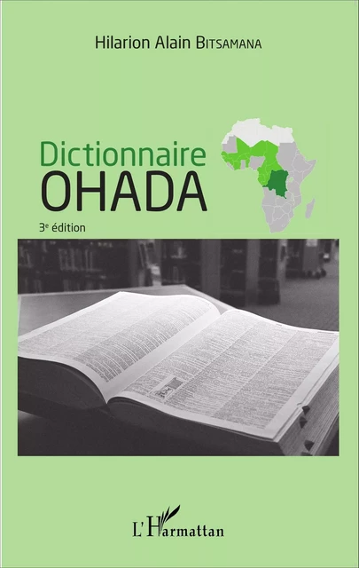 Dictionnaire OHADA - Hilarion Alain Bitsamana - Editions L'Harmattan