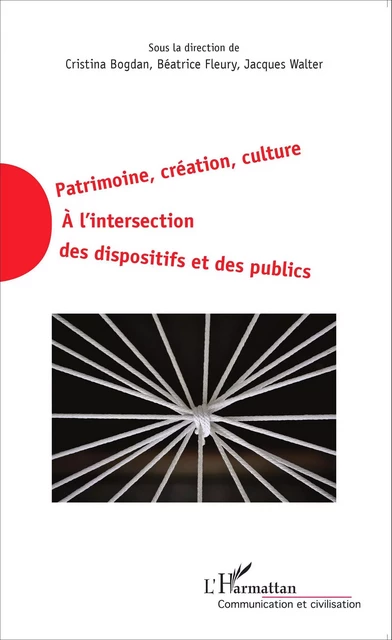 Patrimoine, création, culture - Jacques Walter, Béatrice Fleury, Cristina Bogdan - Editions L'Harmattan