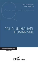 Pour un nouvel humanisme