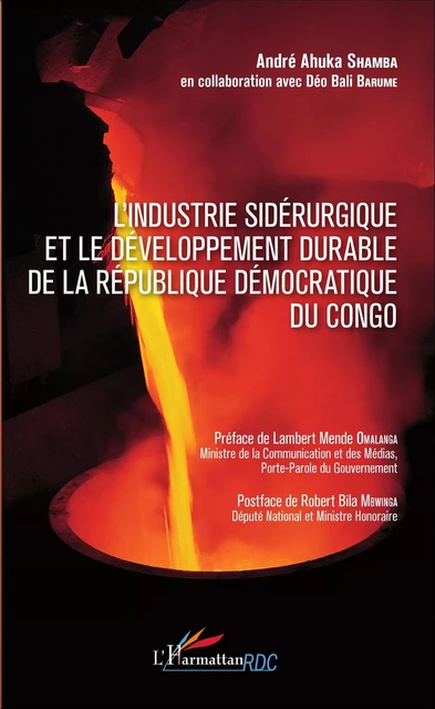 Industrie sidérurgique et le développement durable de la République démocratique du Congo - André Ahuka Shamba - Editions L'Harmattan