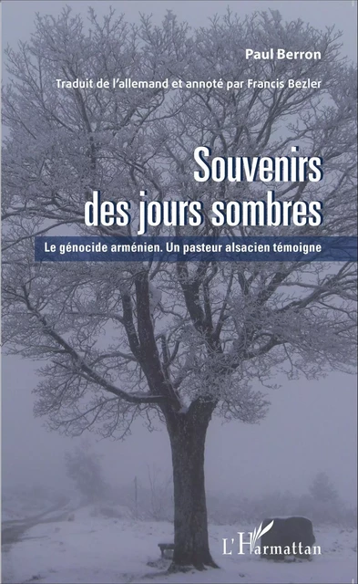 Souvenirs des jours sombres - Paul Berron - Editions L'Harmattan