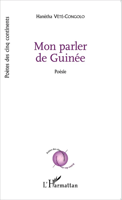 Mon parler de Guinée - Hanétha Vété-Congolo - Editions L'Harmattan