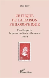 Critique de la raison philosophique