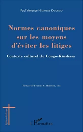 Normes canoniques sur les moyens d'éviter les litiges