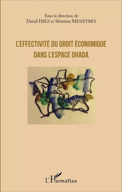 L'effectivité du droit économique dans l'espace OHADA - David Hiez, Séverine Ménetrey - Editions L'Harmattan