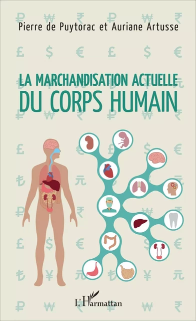 La marchandisation actuelle du corps humain - Pierre de Puytorac, Auriane Artusse - Editions L'Harmattan