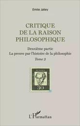 Critique de la raison philosophique