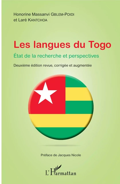 Les langues du Togo. Etat de la recherche et perspectives - Honorine Massanvi Gblem-Poidi, Laré Kantchoa - Editions L'Harmattan