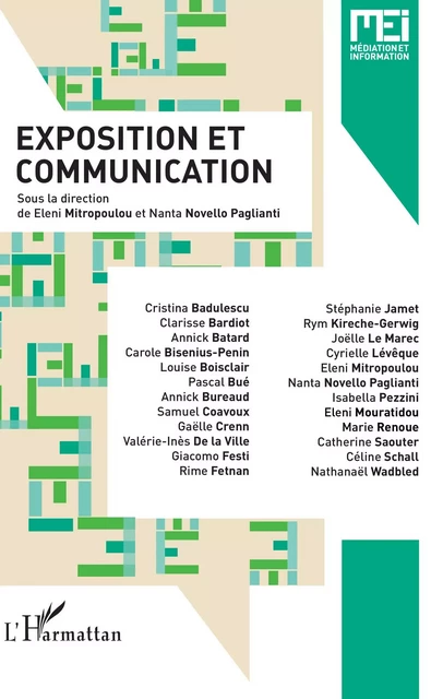 Exposition et communication - Eleni Mitropoulou, Nanta Novello Paglianti - Editions L'Harmattan