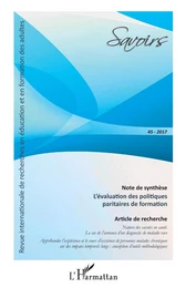 L'évaluation des politiques paritaires de formation