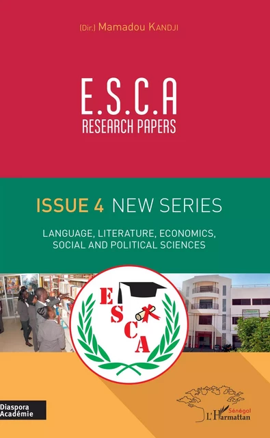 E.S.C.A. research papers issue 4 new series - Mamadou Kandji - Editions L'Harmattan