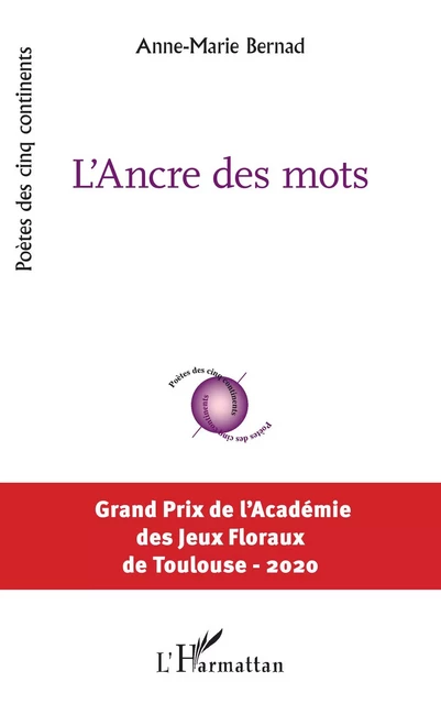 L'Ancre des mots - Anne-Marie Bernad - Editions L'Harmattan