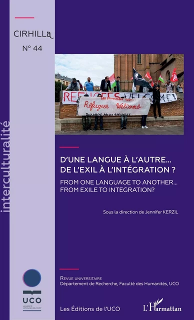 D'une langue à l'autre... De l'exil à l'intégration ? - Jennifer Kerzil - Editions L'Harmattan