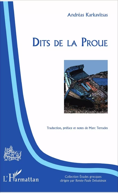 Dits de la proue - Andréas Karkavitsas - Editions L'Harmattan